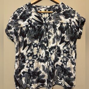 SOYACONCEPT Viscose Short Sleeve Blouse Tee